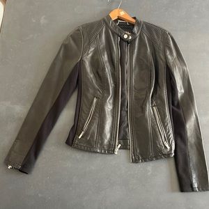 Express leather jacket